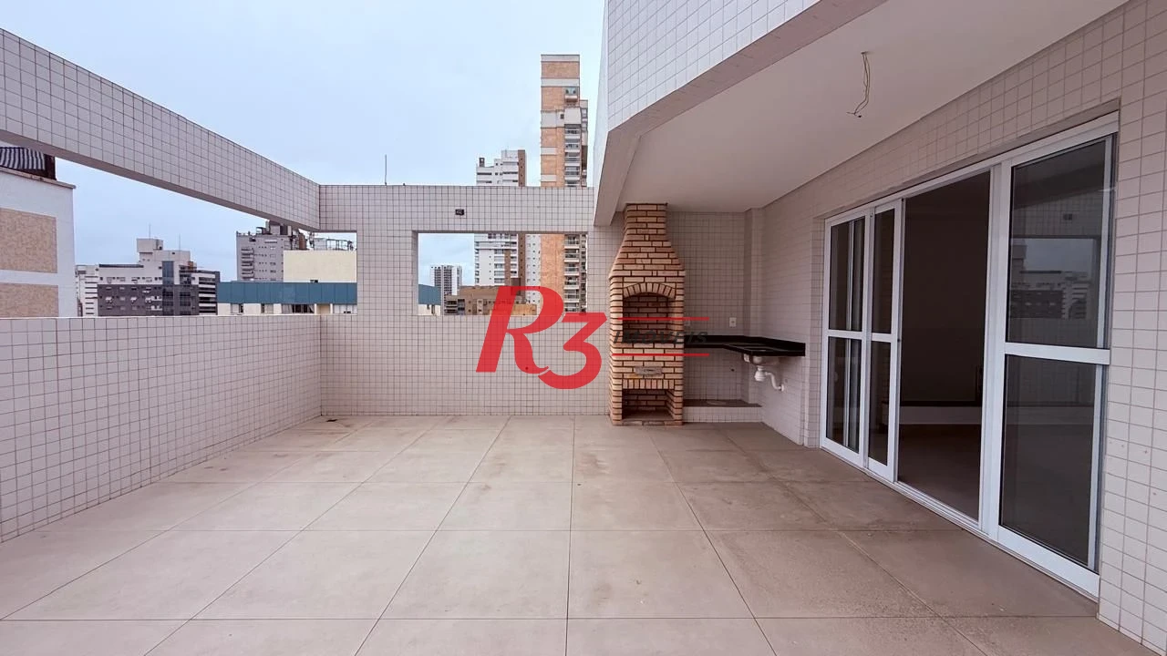 Cobertura à venda, 220 m² por R$ 2.915.880,00 - Boqueirão - Santos/SP