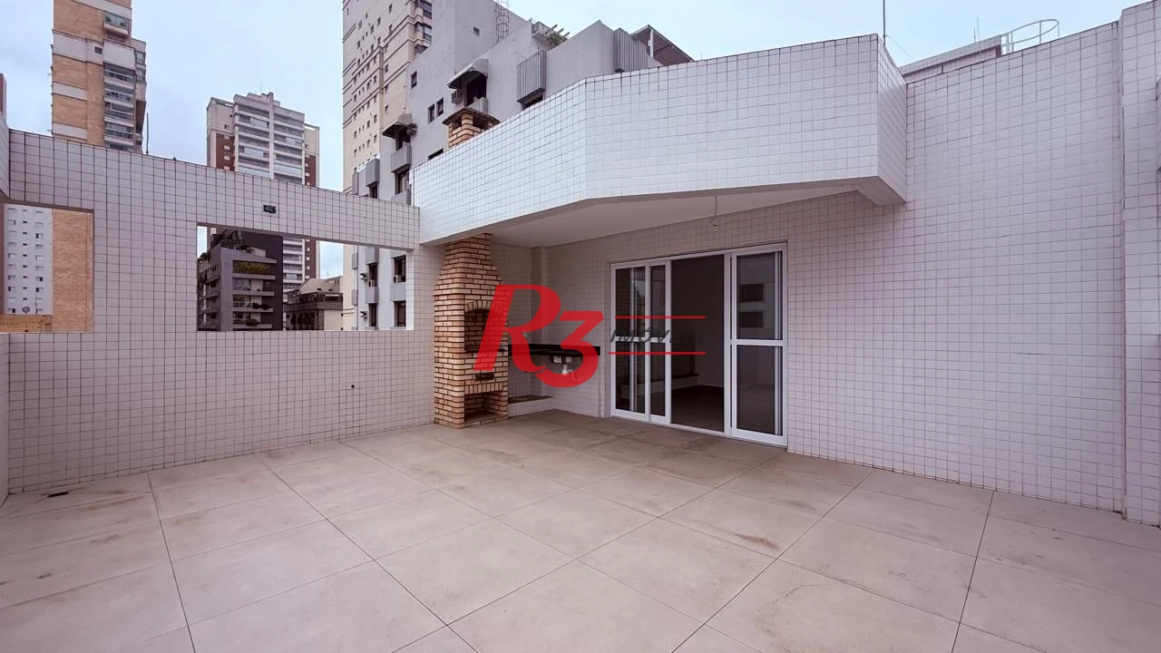 Cobertura à venda, 220 m² por R$ 2.915.880,00 - Boqueirão - Santos/SP