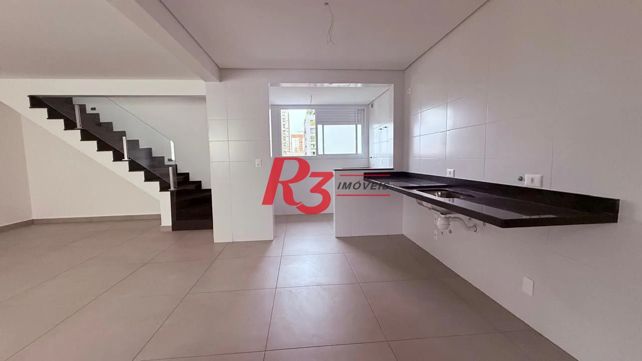 Cobertura à venda, 220 m² por R$ 2.915.880,00 - Boqueirão - Santos/SP