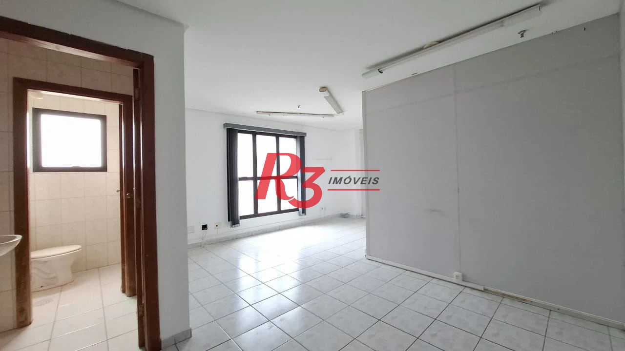 Sala à venda, 80 m² por R$ 320.000,00 - Embaré - Santos/SP