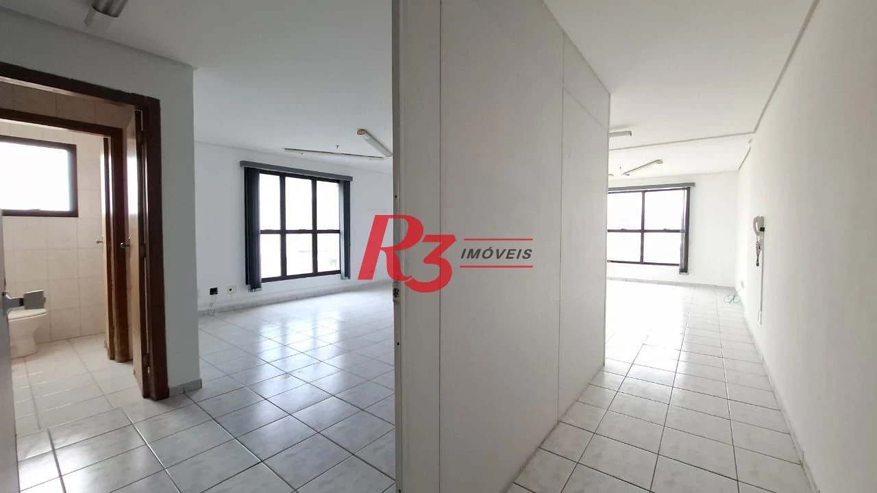 Sala à venda, 80 m² por R$ 320.000,00 - Embaré - Santos/SP