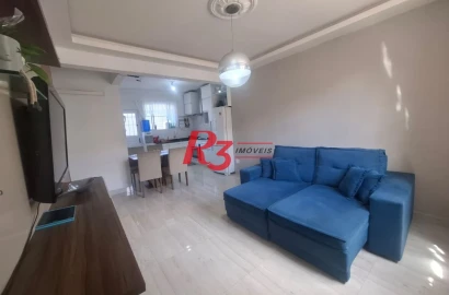 Apartamento com 2 dormitórios à venda, 75 m² por R$ 400.000,00 - Vila Mathias - Santos/SP