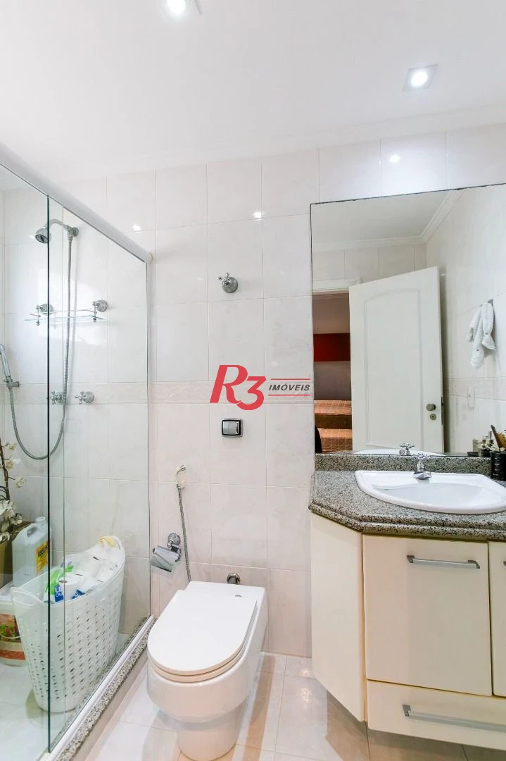 Apartamento com 4 dormitórios para alugar, 204 m² por R$ 23.000,01/mês - Gonzaga - Santos/SP