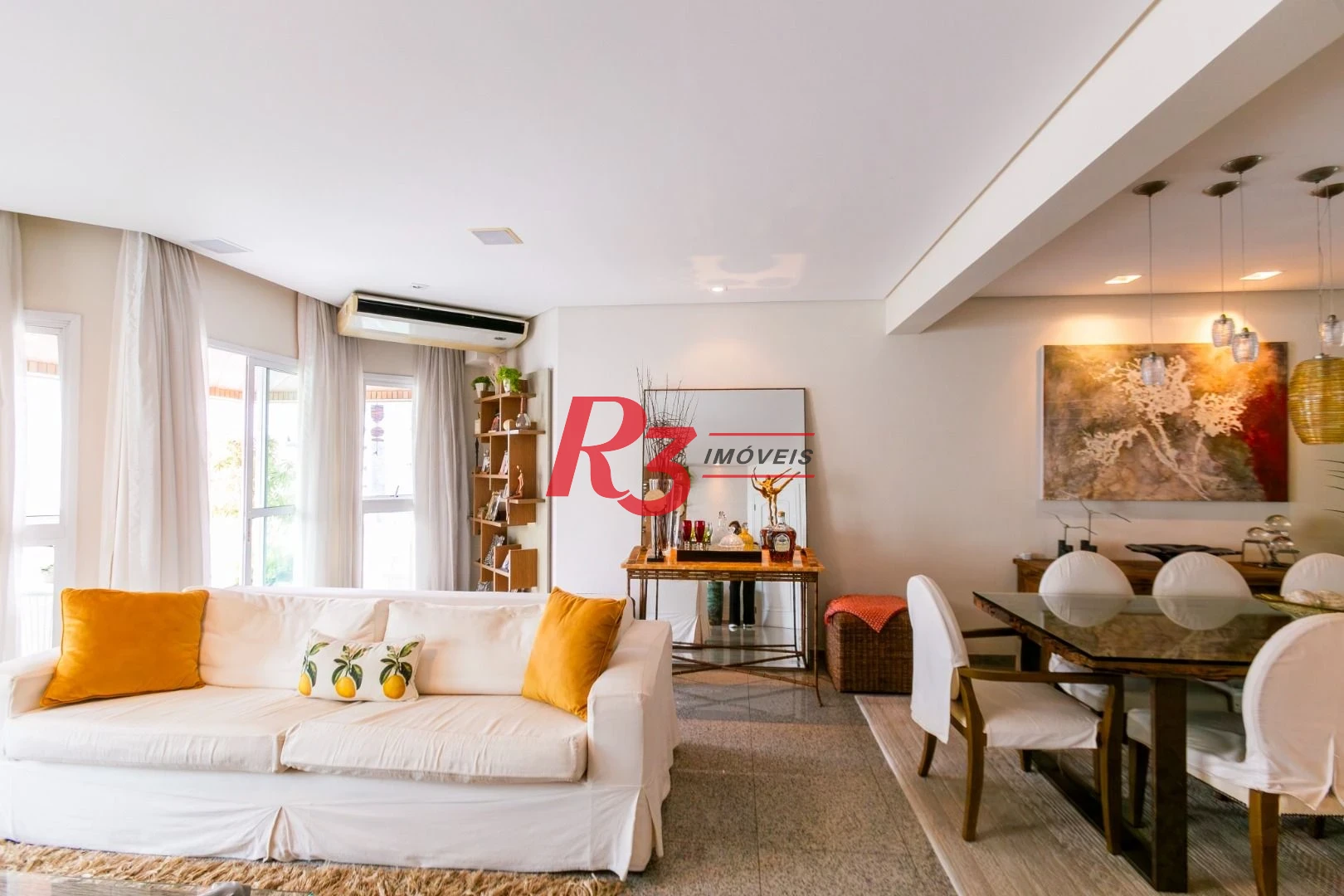 Apartamento com 4 dormitórios para alugar, 204 m² por R$ 23.000,01/mês - Gonzaga - Santos/SP