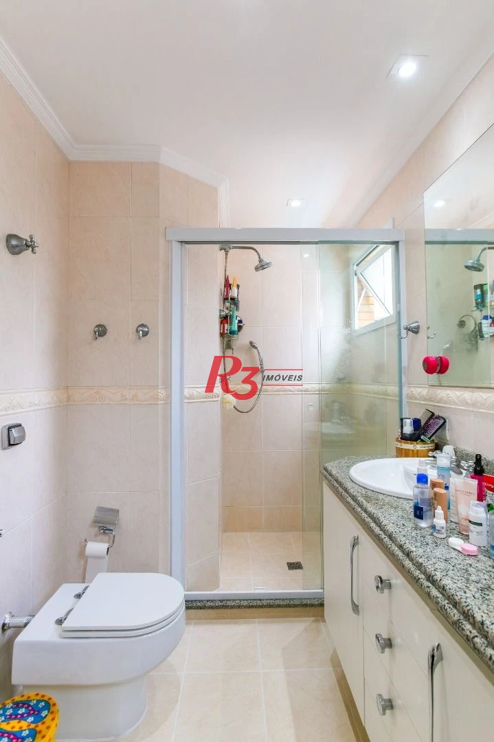 Apartamento com 4 dormitórios para alugar, 204 m² por R$ 23.000,01/mês - Gonzaga - Santos/SP