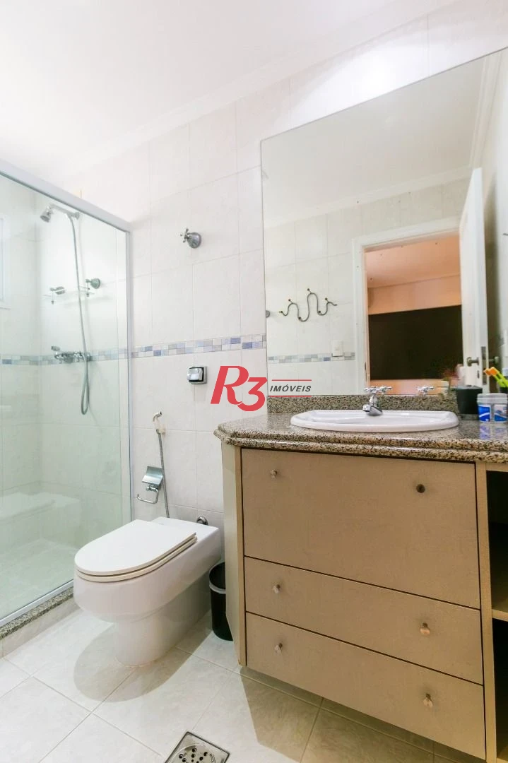 Apartamento com 4 dormitórios para alugar, 204 m² por R$ 23.000,01/mês - Gonzaga - Santos/SP
