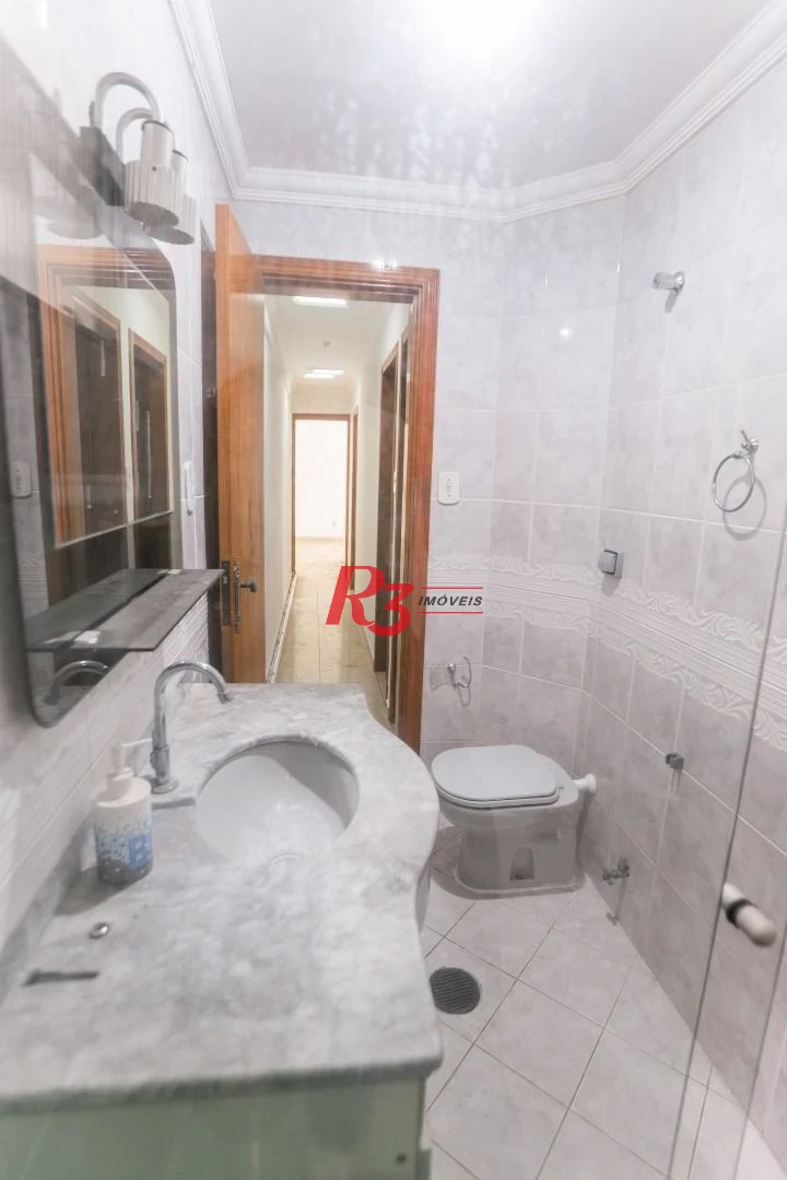 Apartamento com 3 dormitórios à venda, 134 m² por R$ 750.000,00 - Aparecida - Santos/SP