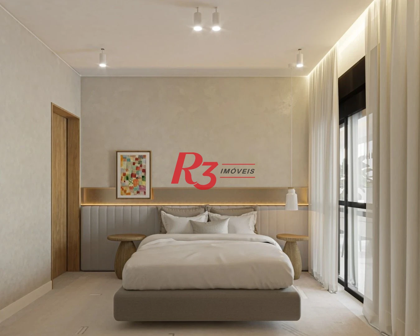 Apartamento à venda, 89 m² por R$ 1.268.420,59 - Boqueirão - Santos/SP