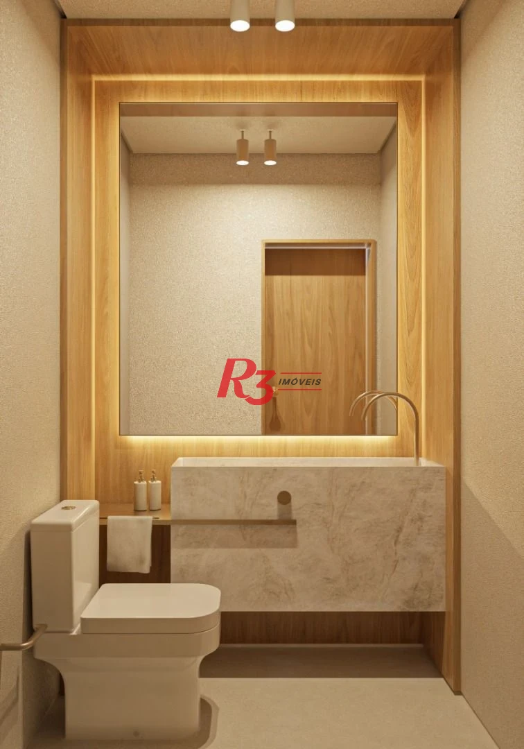 Apartamento à venda, 89 m² por R$ 1.268.420,59 - Boqueirão - Santos/SP