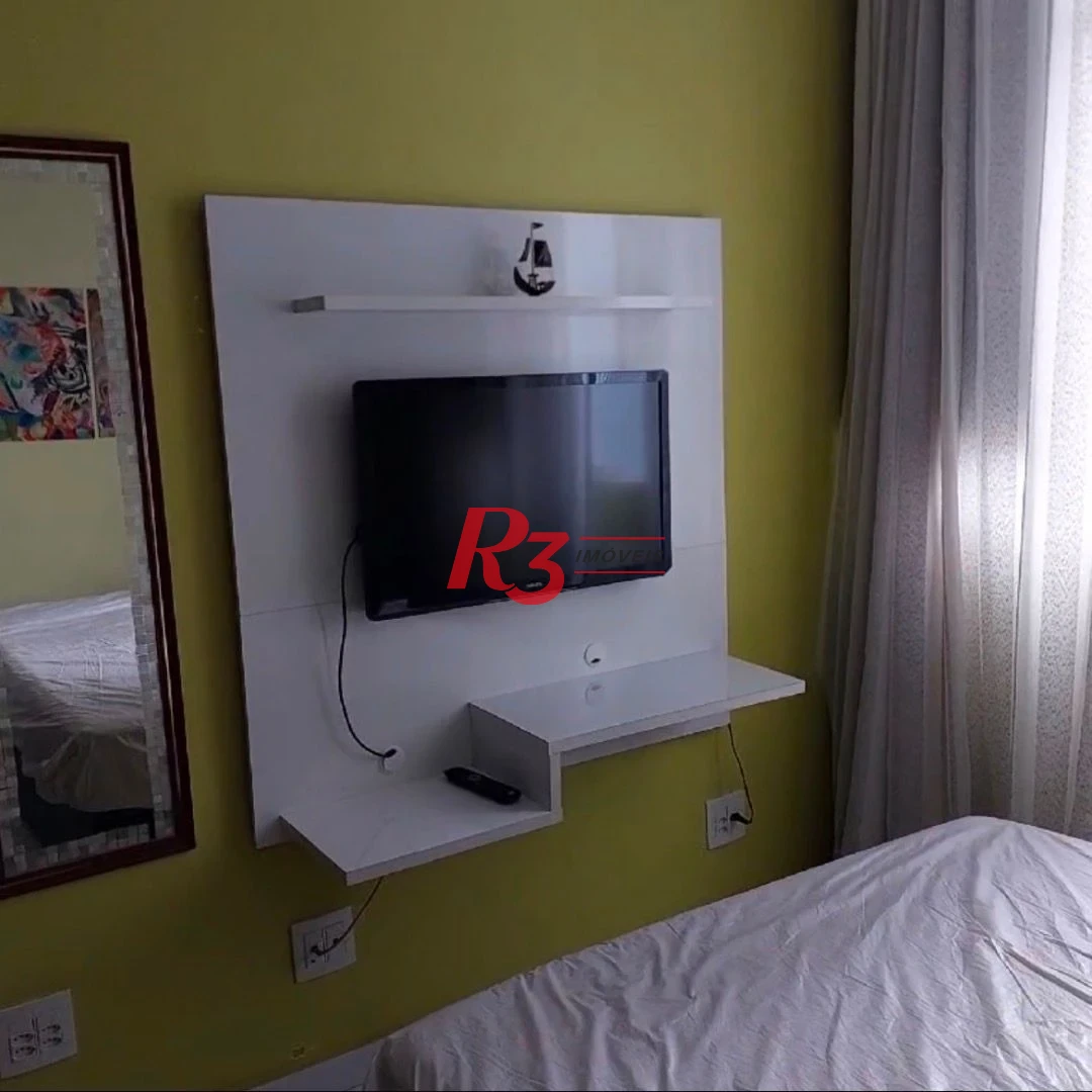 Apartamento com 1 dormitório à venda, 45 m² por R$ 380.000,00 - Aparecida - Santos/SP