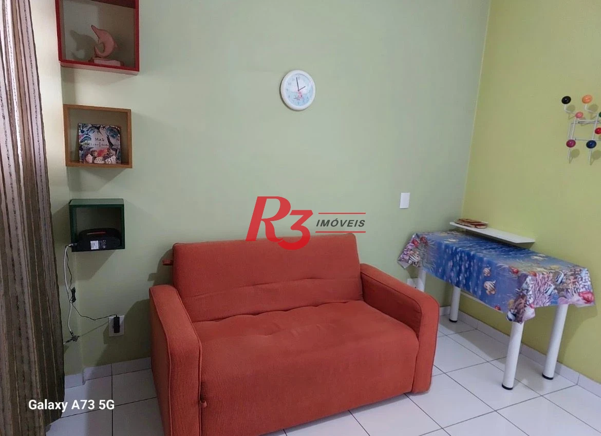 Apartamento com 1 dormitório à venda, 45 m² por R$ 380.000,00 - Aparecida - Santos/SP