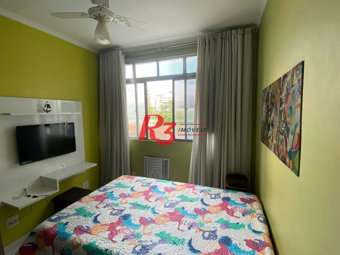 Apartamento com 1 dormitório à venda, 45 m² por R$ 380.000,00 - Aparecida - Santos/SP