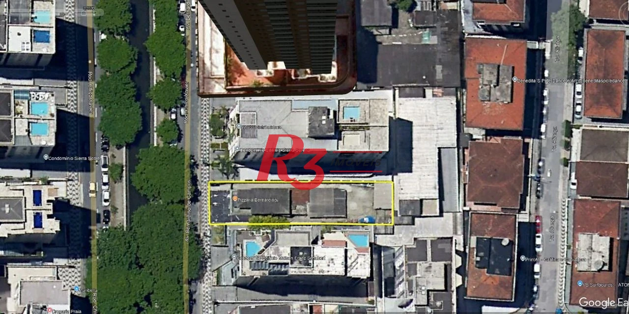 Terreno para alugar, 447 m² por R$ 35.000,00/mês - Vila Belmiro - Santos/SP
