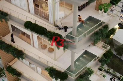 Apartamento com 4 suítes à venda, 319 m² por R$ 8.500.000 - Ponta da Praia - Santos/SP
