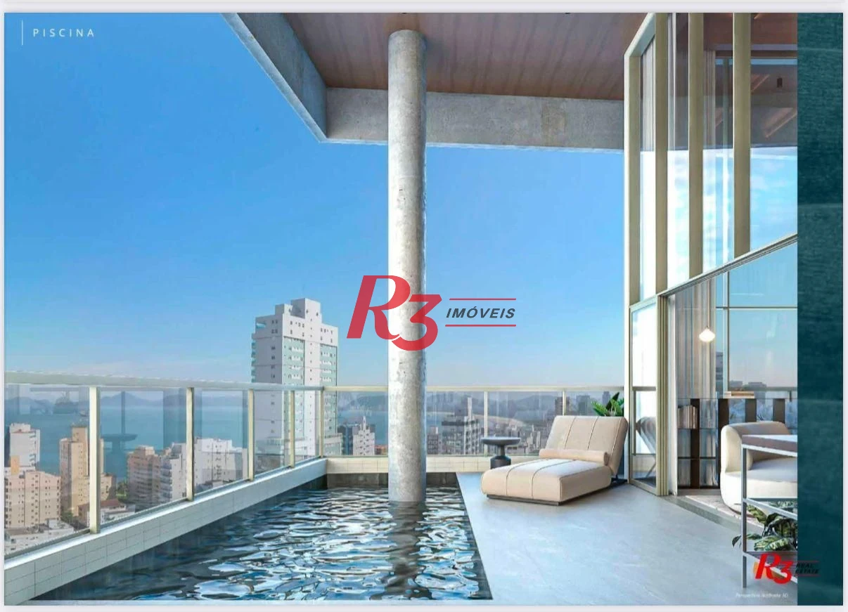 Apartamento com 4 suítes à venda, 319 m² por R$ 8.500.000 - Ponta da Praia - Santos/SP