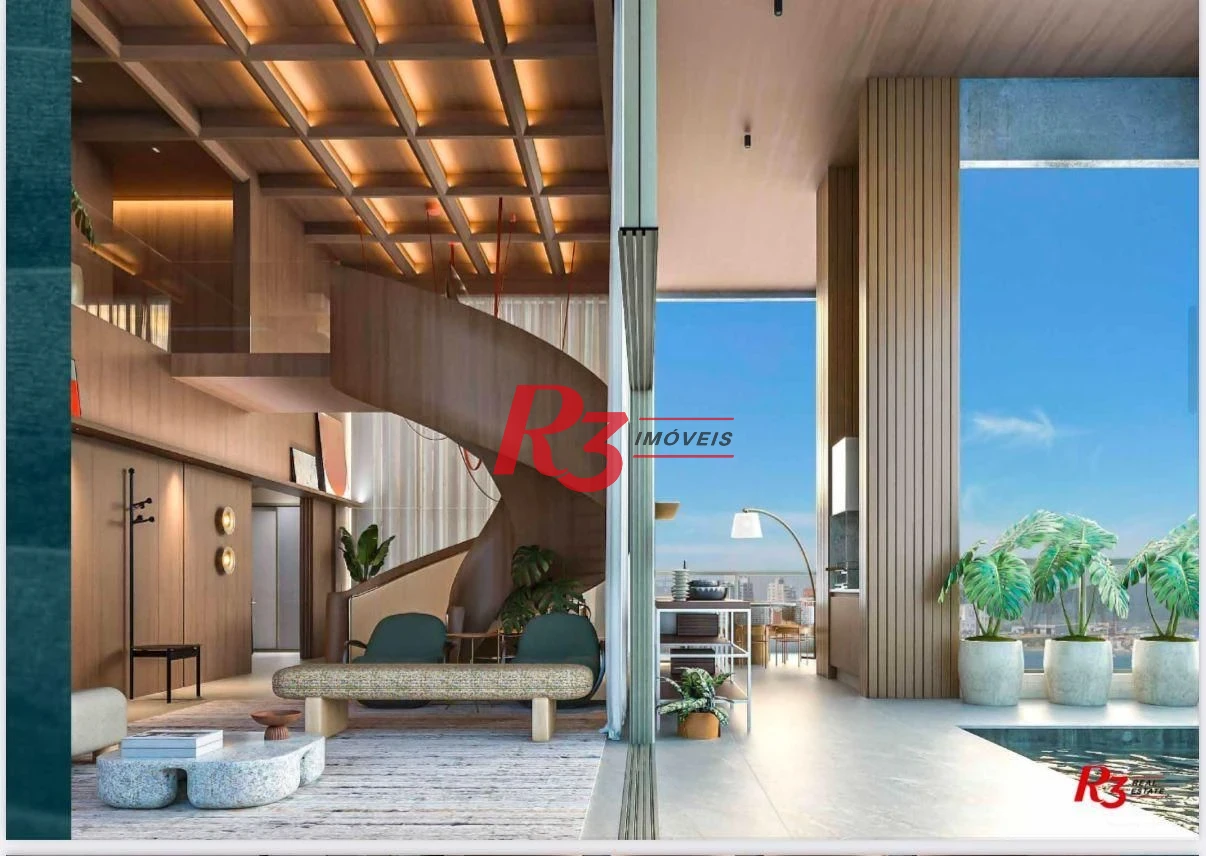 Apartamento com 4 suítes à venda, 319 m² por R$ 8.500.000 - Ponta da Praia - Santos/SP