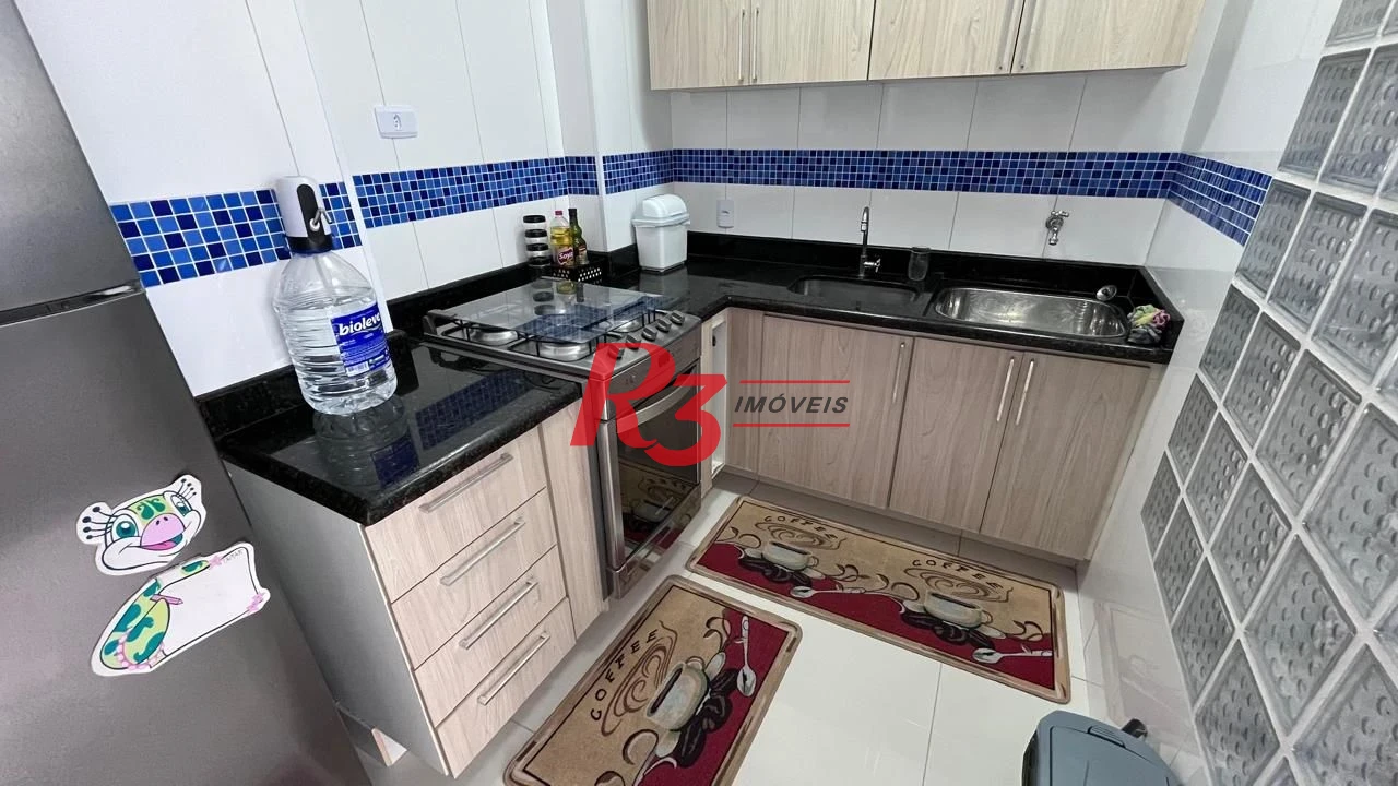 Apartamento à venda, 48 m² por R$ 490.000,00 - Gonzaga - Santos/SP