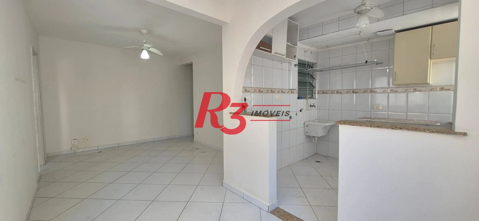 Apartamento com 1 dormitório à venda, 53 m² por R$ 390.000,00 - Boqueirão - Santos/SP