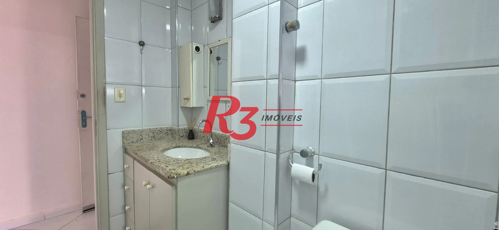 Apartamento com 1 dormitório à venda, 53 m² por R$ 390.000,00 - Boqueirão - Santos/SP