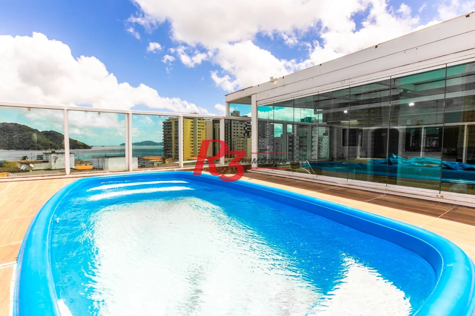 Cobertura com 3 dormitórios à venda, 274 m² por R$ 1.800.000,00 - Ponta da Praia - Santos/SP