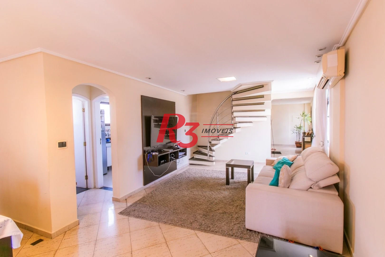 Cobertura com 3 dormitórios à venda, 274 m² por R$ 1.800.000,00 - Ponta da Praia - Santos/SP