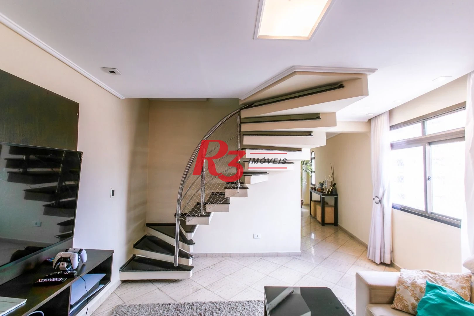 Cobertura com 3 dormitórios à venda, 274 m² por R$ 1.800.000,00 - Ponta da Praia - Santos/SP