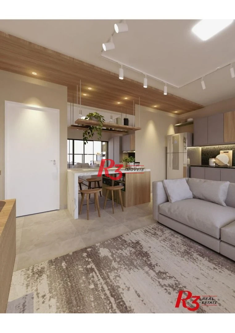 Apartamento com 2 dormitórios à venda, 70 m² por R$ 805.000,00 - José Menino - Santos/SP