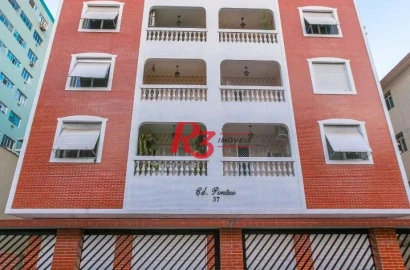 Apartamento com 3 dormitórios à venda, 142 m² por R$ 695.000,00 - Campo Grande - Santos/SP
