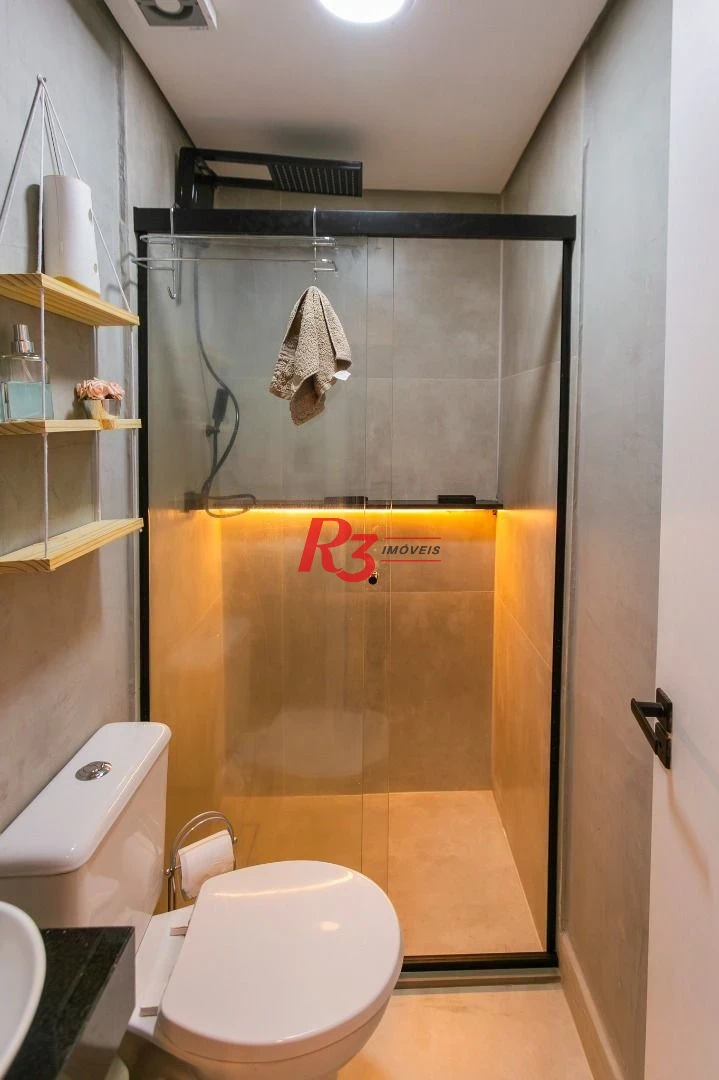 Apartamento com 2 dormitórios à venda, 48 m² por R$ 480.000,00 - Aparecida - Santos/SP