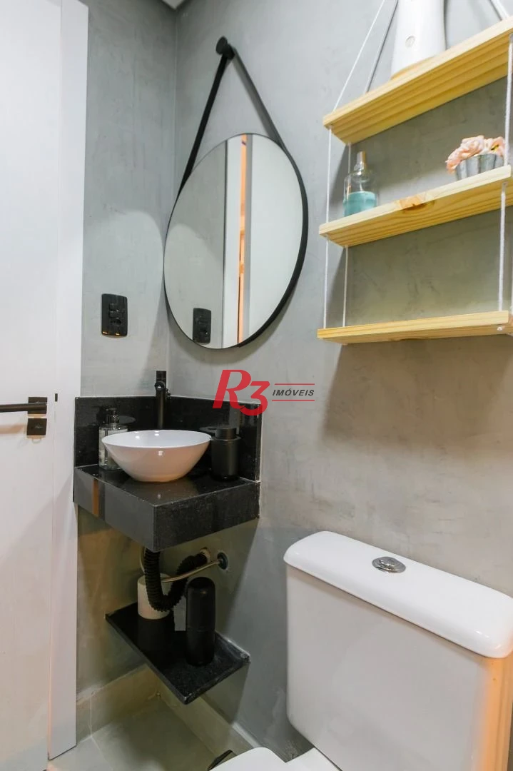 Apartamento com 2 dormitórios à venda, 48 m² por R$ 480.000,00 - Aparecida - Santos/SP