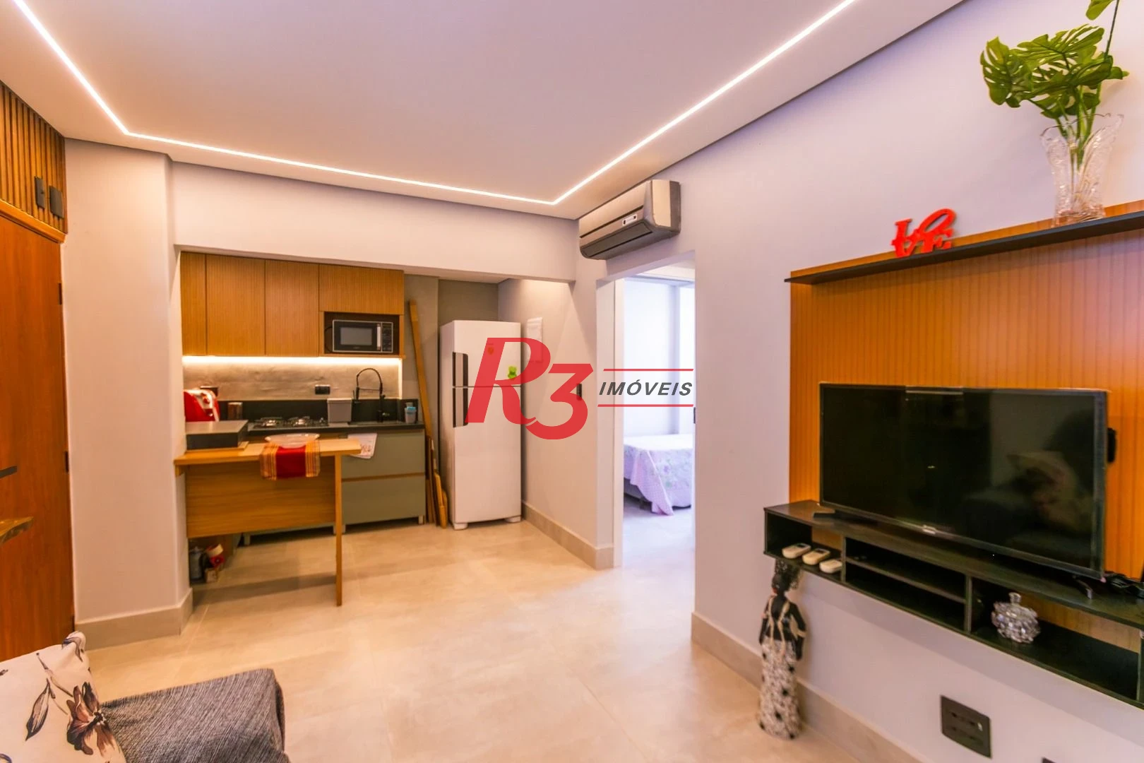 Apartamento com 2 dormitórios à venda, 48 m² por R$ 480.000,00 - Aparecida - Santos/SP