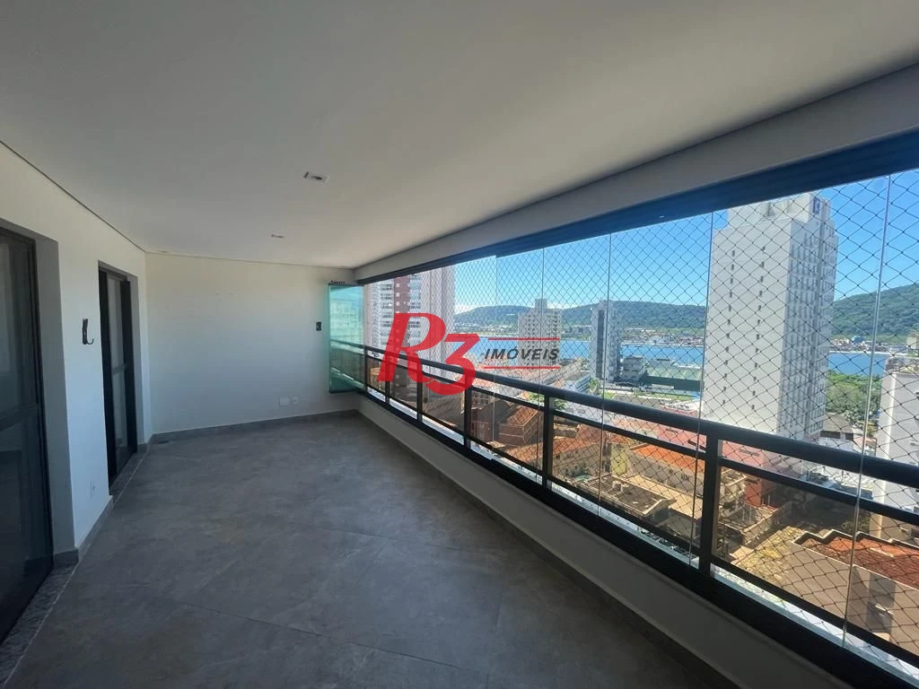 Apartamento para alugar, 125 m² por R$ 13.000,00/mês - Ponta da Praia - Santos/SP
