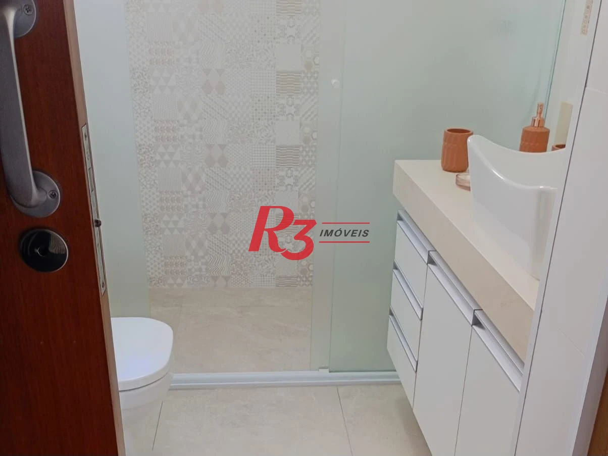 Apartamento à venda, 100 m² por R$ 645.000,00 - Boqueirão - Santos/SP