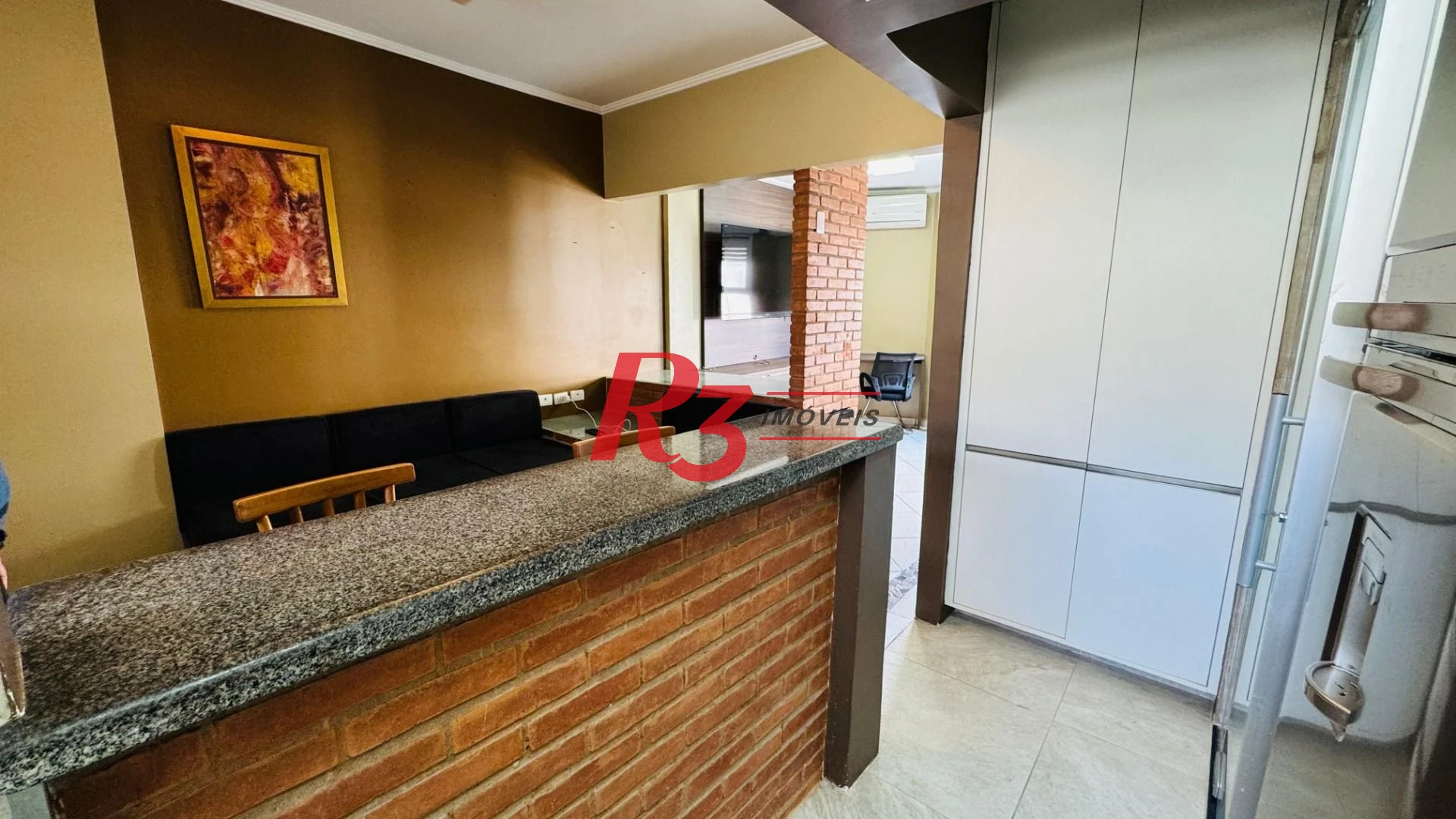 Apartamento com 1 dormitório à venda, 44 m² por R$ 449.000,00 - Aparecida - Santos/SP