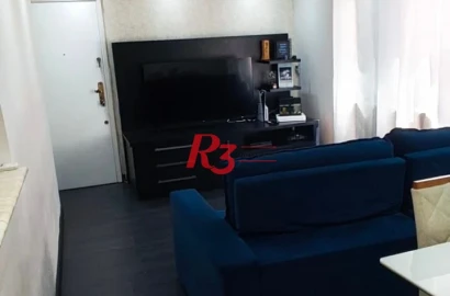 Apartamento à venda, 83 m² por R$ 470.000,00 - Encruzilhada - Santos/SP