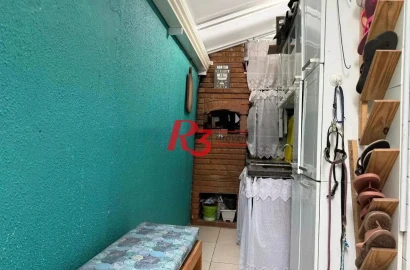 Village com 3 dormitórios à venda, 110 m² por R$ 700.000,00 - José Menino - Santos/SP