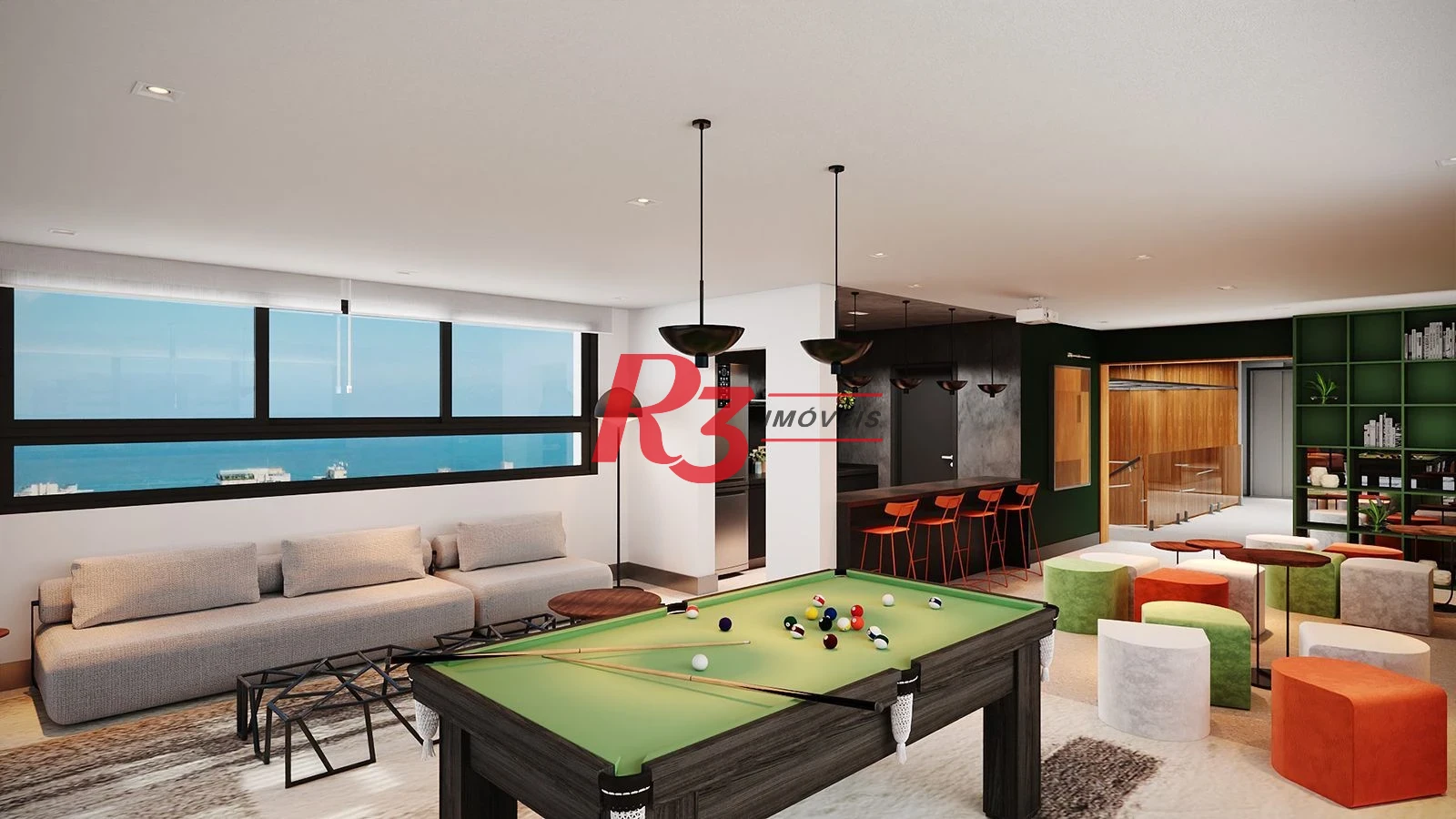 Studio à venda, 32 m² por R$ 509.000,00 - Boqueirão - Santos/SP