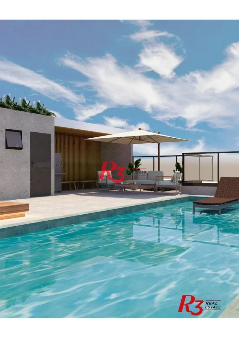 Apartamento com 1 dormitório à venda, 39 m² por R$ 430.000,00 - José Menino - Santos/SP