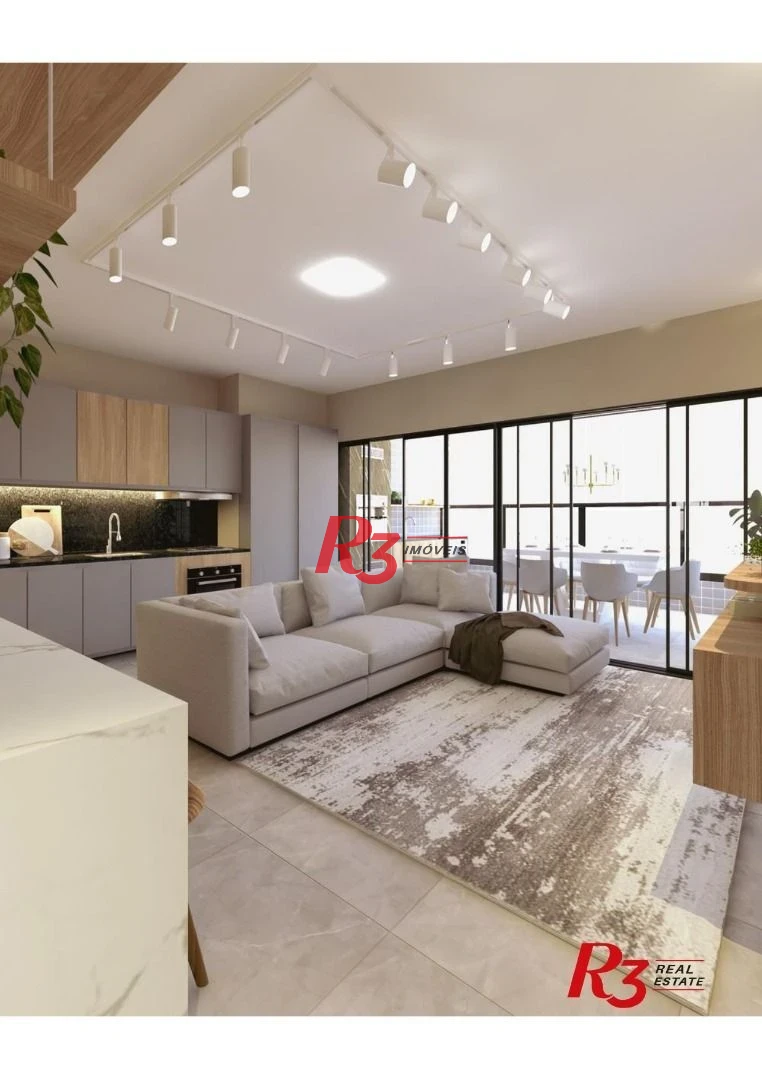 Apartamento com 2 dormitórios à venda, 69 m² por R$ 660.591,00 - José Menino - Santos/SP