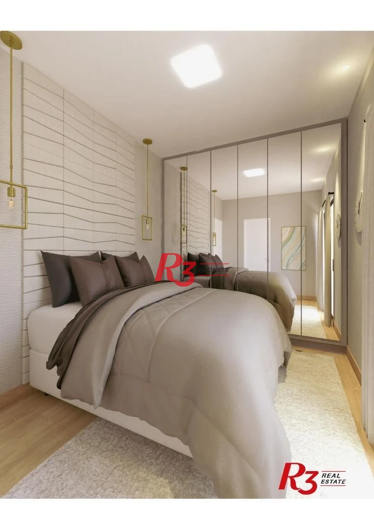 Apartamento com 2 dormitórios à venda, 69 m² por R$ 660.591,00 - José Menino - Santos/SP