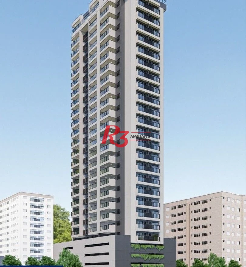 Apartamento à venda, 39 m² por R$ 480.000,00 - José Menino - Santos/SP