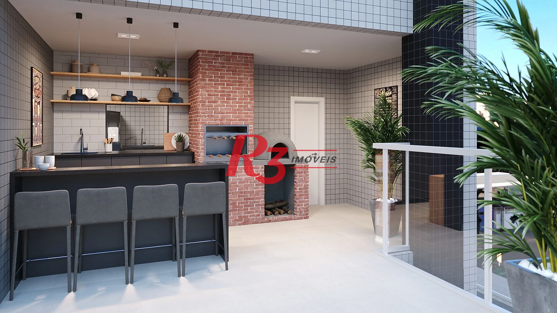 Apartamento com 1 dormitório à venda, 38 m² por R$ 465.000,00 - Macuco - Santos/SP