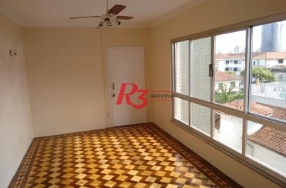 Apartamento à venda, 110 m² por R$ 800.000,00 - Embaré - Santos/SP