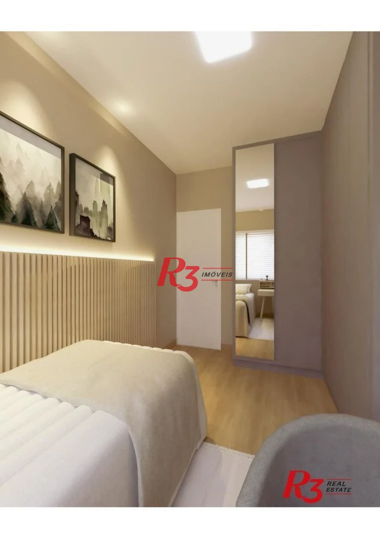 Apartamento com 2 dormitórios à venda, 70 m² por R$ 806.233,00 - José Menino - Santos/SP