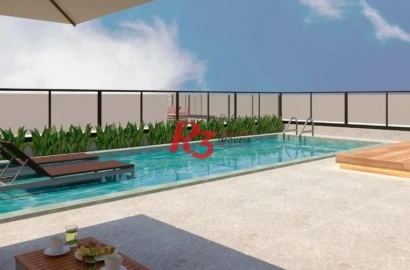 Apartamento com 2 dormitórios à venda, 70 m² por R$ 806.233,00 - José Menino - Santos/SP