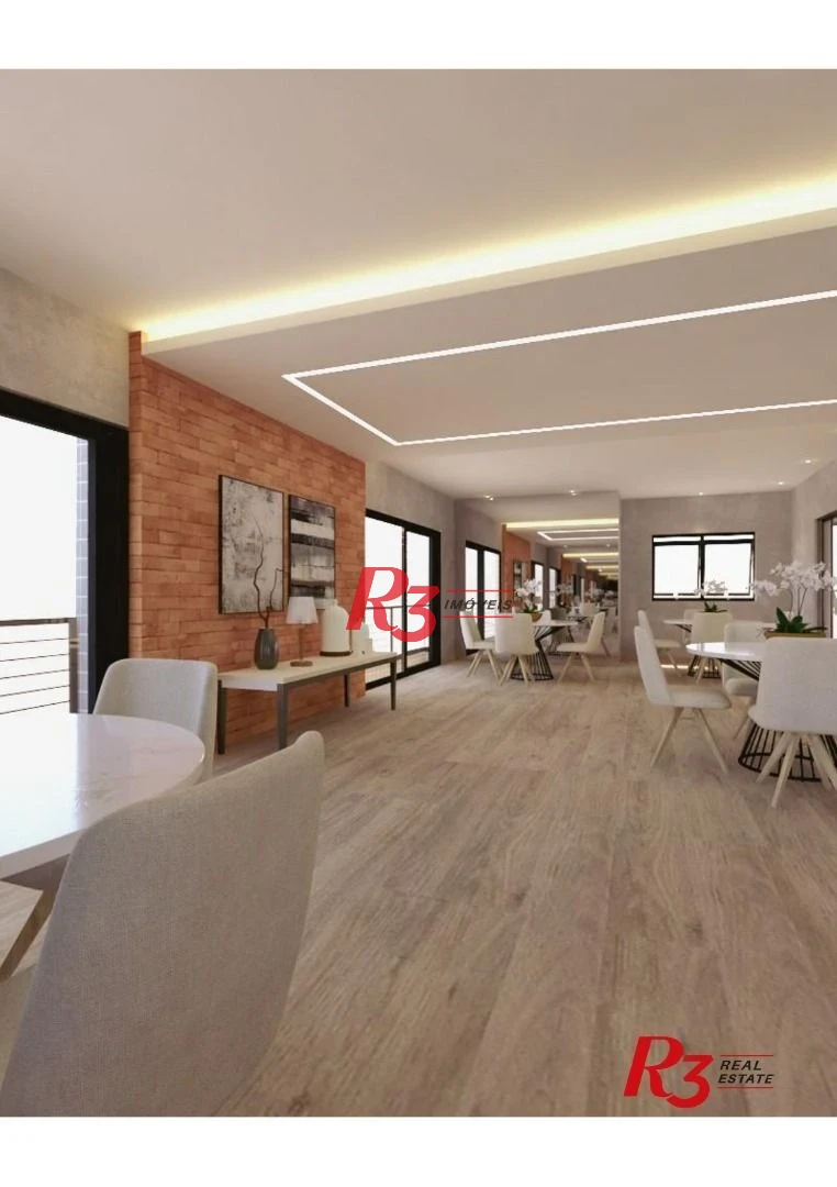 Apartamento com 2 dormitórios à venda, 70 m² por R$ 915.000,00 - José Menino - Santos/SP