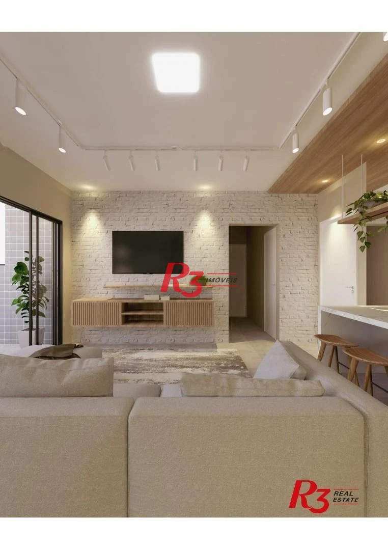 Apartamento com 2 dormitórios à venda, 70 m² por R$ 749.016,00 - José Menino - Santos/SP