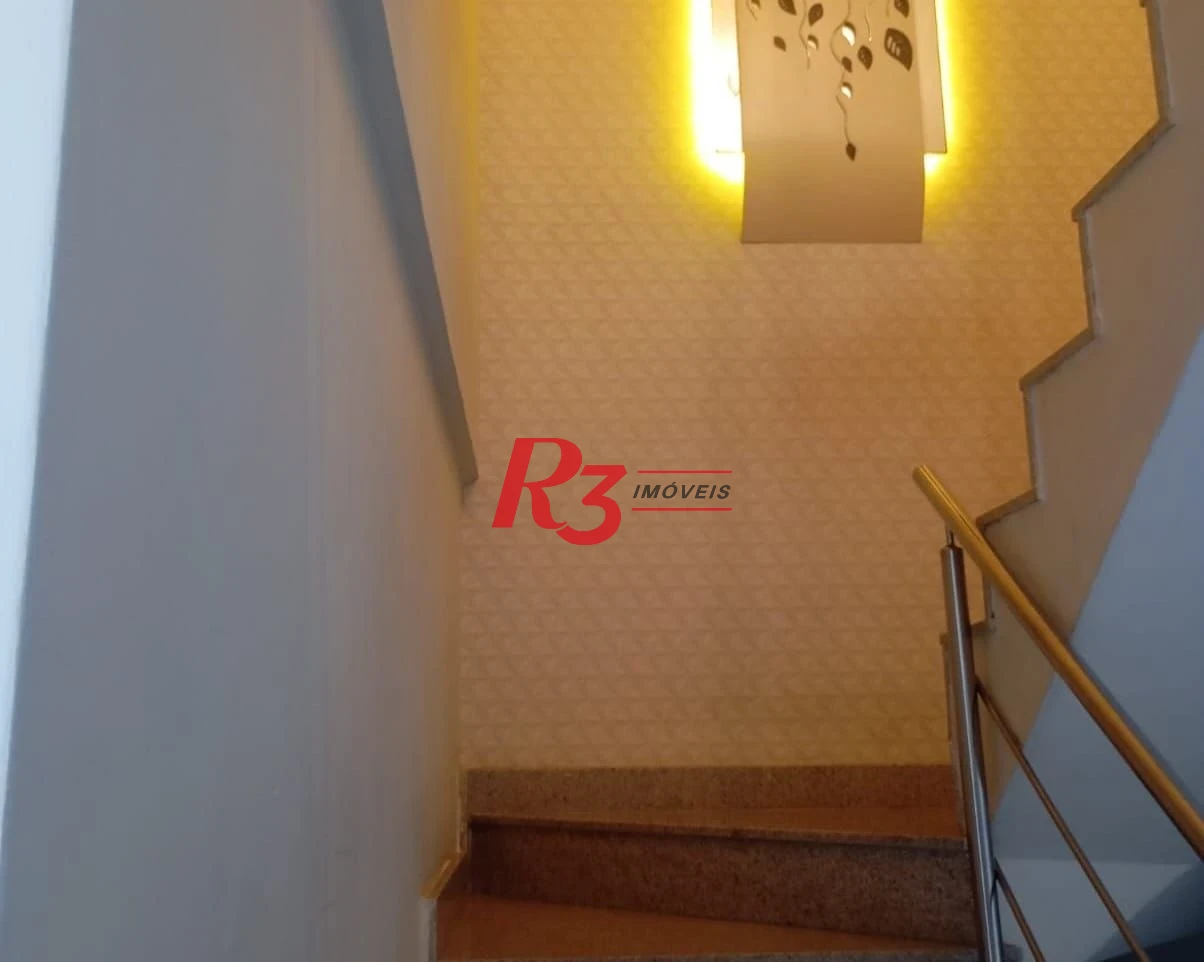 Apartamento Duplex com 3 dormitórios à venda, 124 m² por R$ 1.400.000,00 - Marapé - Santos/SP