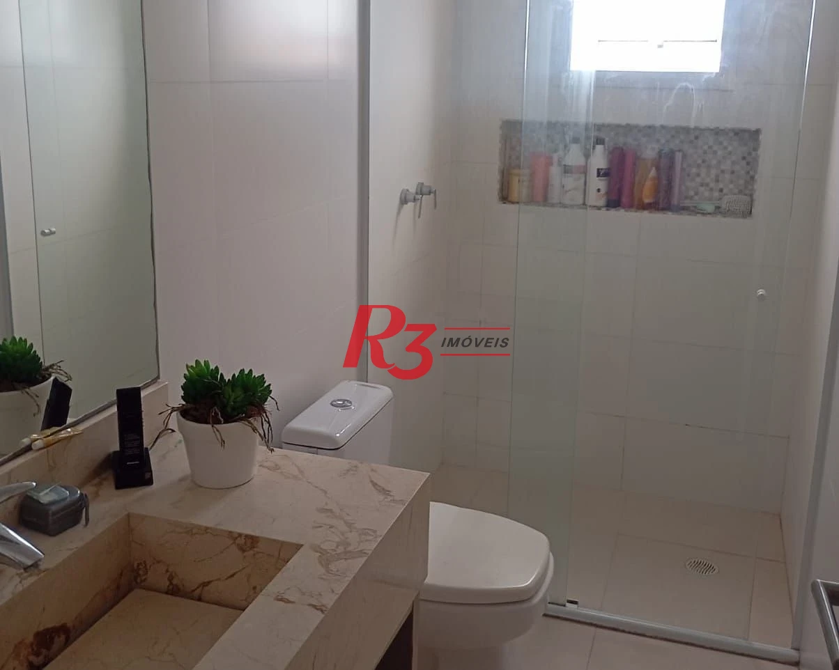Apartamento Duplex com 3 dormitórios à venda, 124 m² por R$ 1.400.000,00 - Marapé - Santos/SP