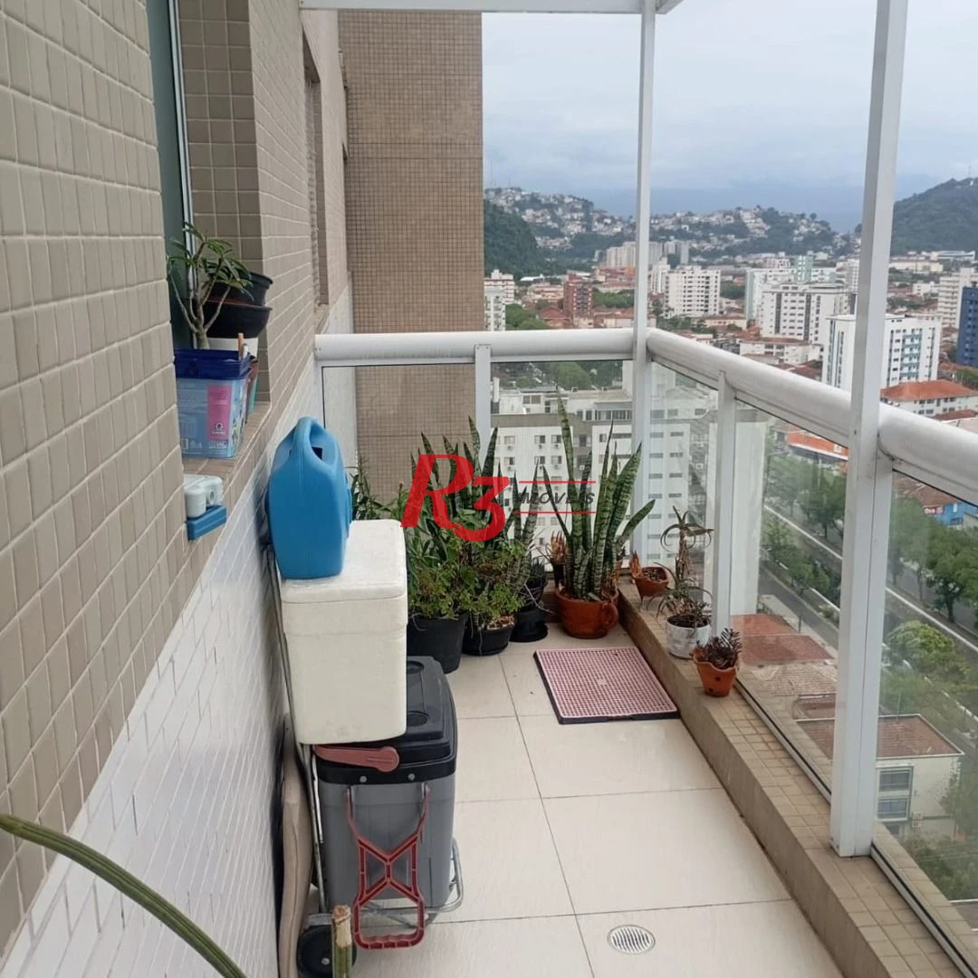 Apartamento Duplex com 3 dormitórios à venda, 124 m² por R$ 1.400.000,00 - Marapé - Santos/SP